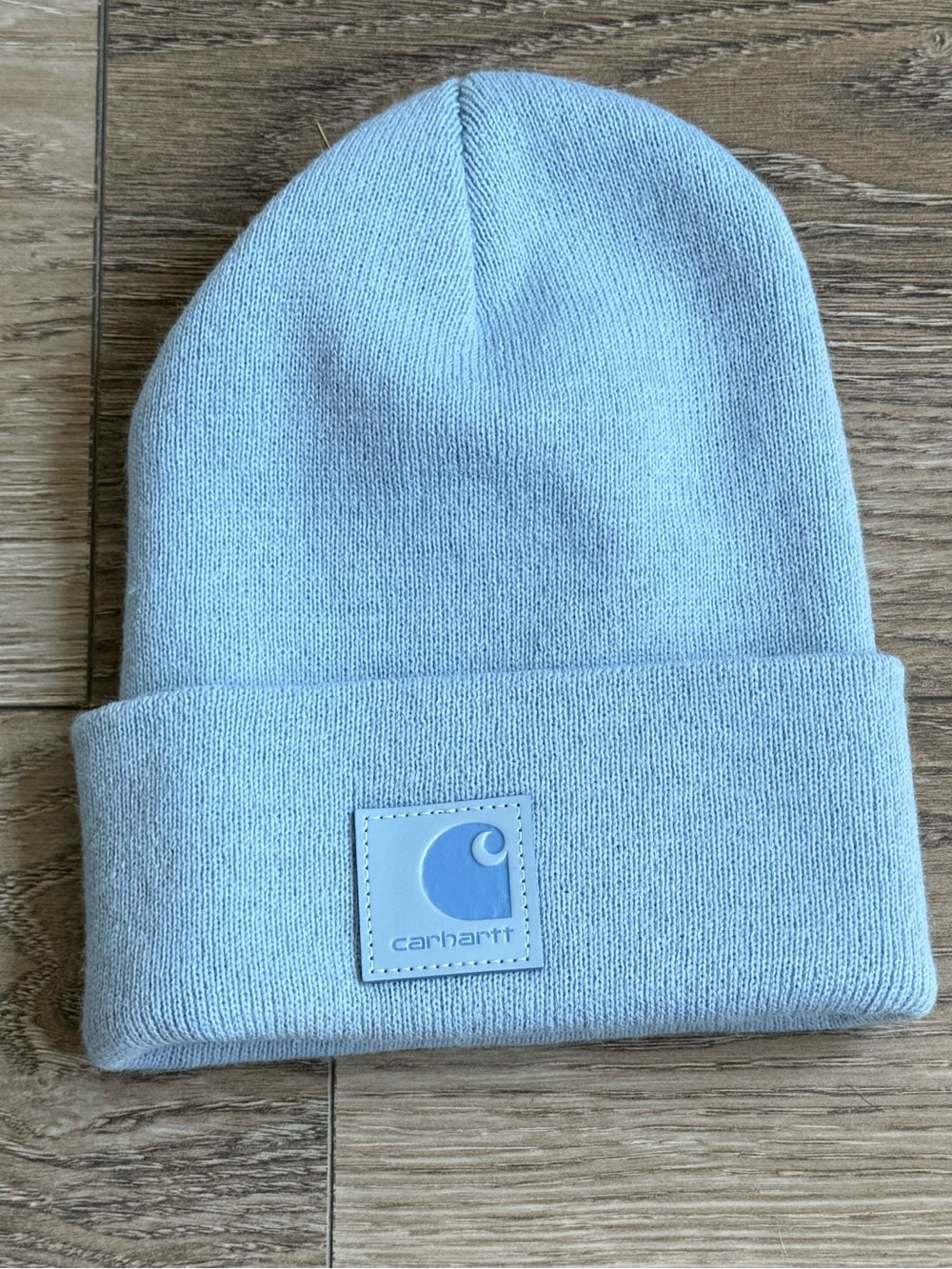 52. Carhartt Light Blue Cuffed Beanie Watch Hat